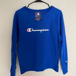 NWT Blue Champion Crewneck Sweatshirt